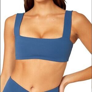 NEW WeWoreWhat Size XL Pale Navy Blue Bandeau Bra